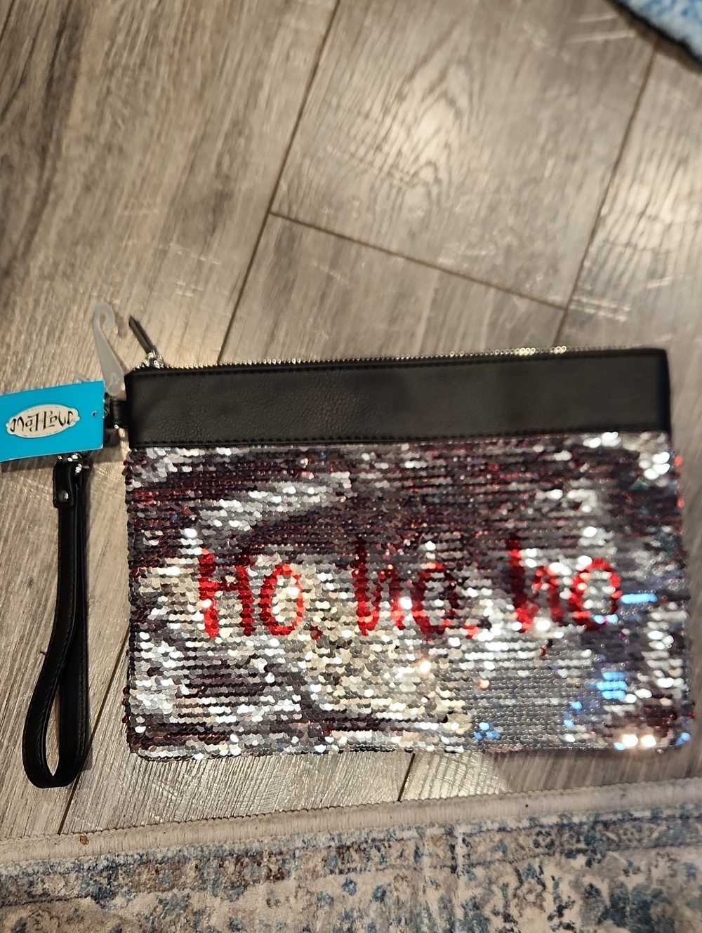 NWT Madlove Ho Ho Ho Women's Lg Wrislet w/sequence
